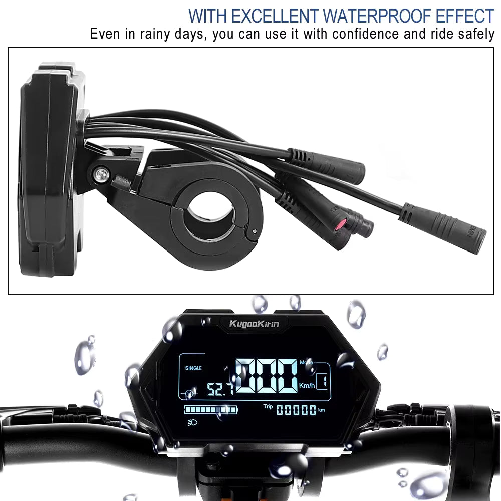 Kit de pantalla Digital de velocímetro, selección de modo de velocidad para Segway Ninebot Gokart 