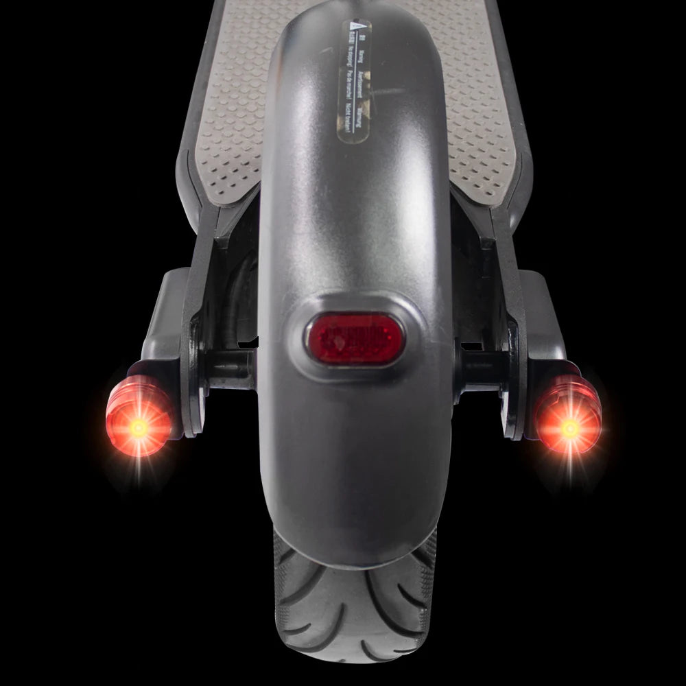 Luz trasera de advertencia de seguridad LED resistente al agua para patinete eléctrico Ninebot Max G30/G30D 