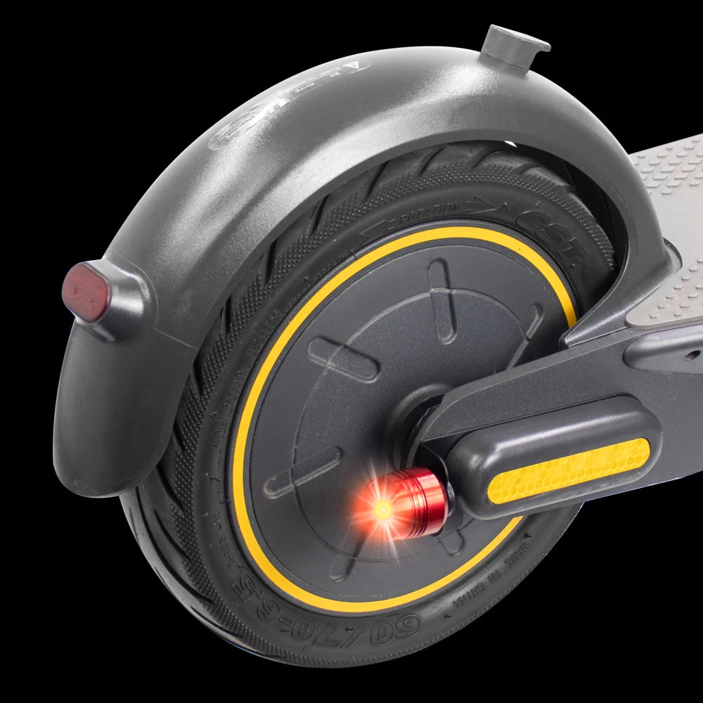 Luz trasera de advertencia de seguridad LED resistente al agua para patinete eléctrico Ninebot Max G30/G30D 