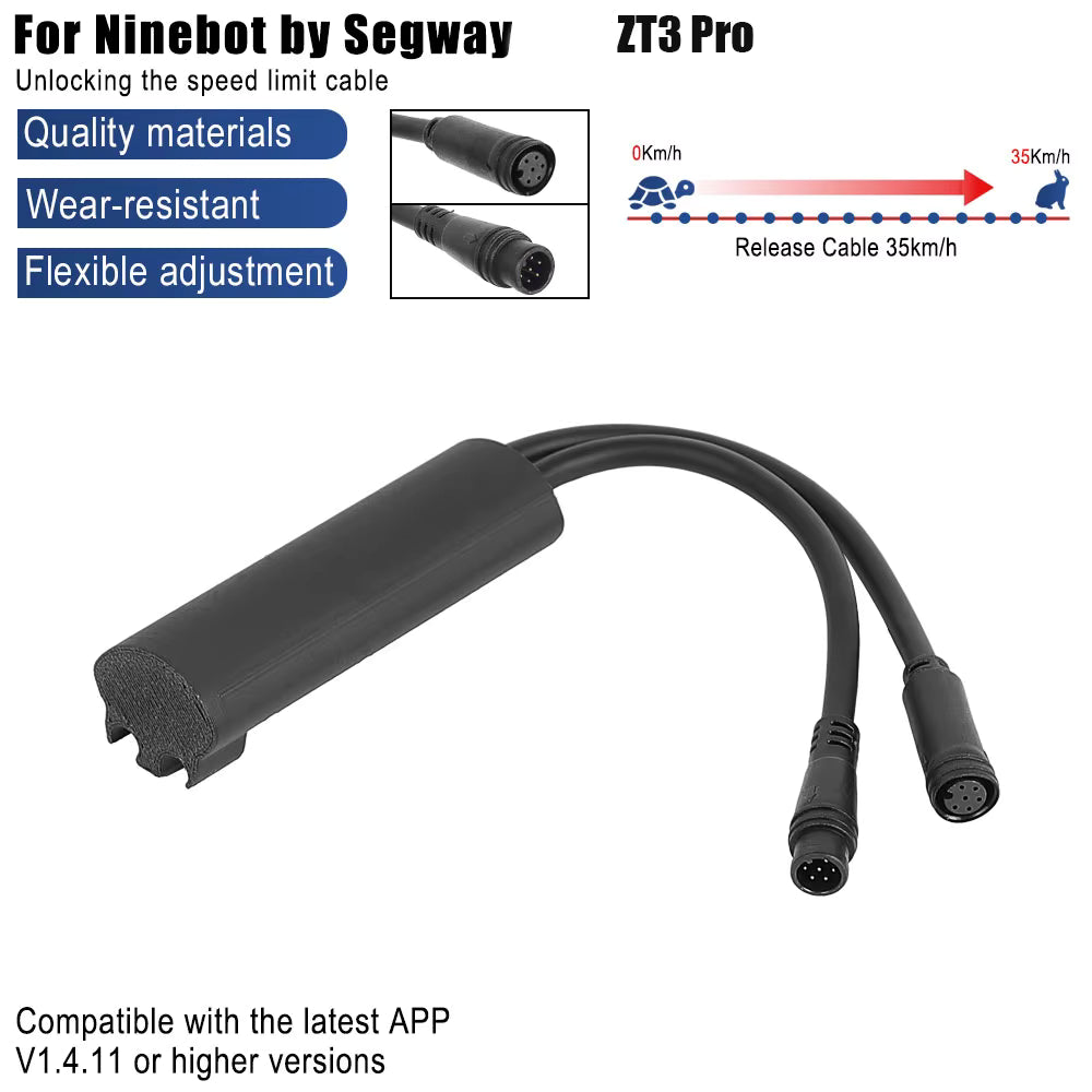 Segway Ninebot ZT3 Pro E/D Speed Unlock Module – 35km/h Upgrade Cable