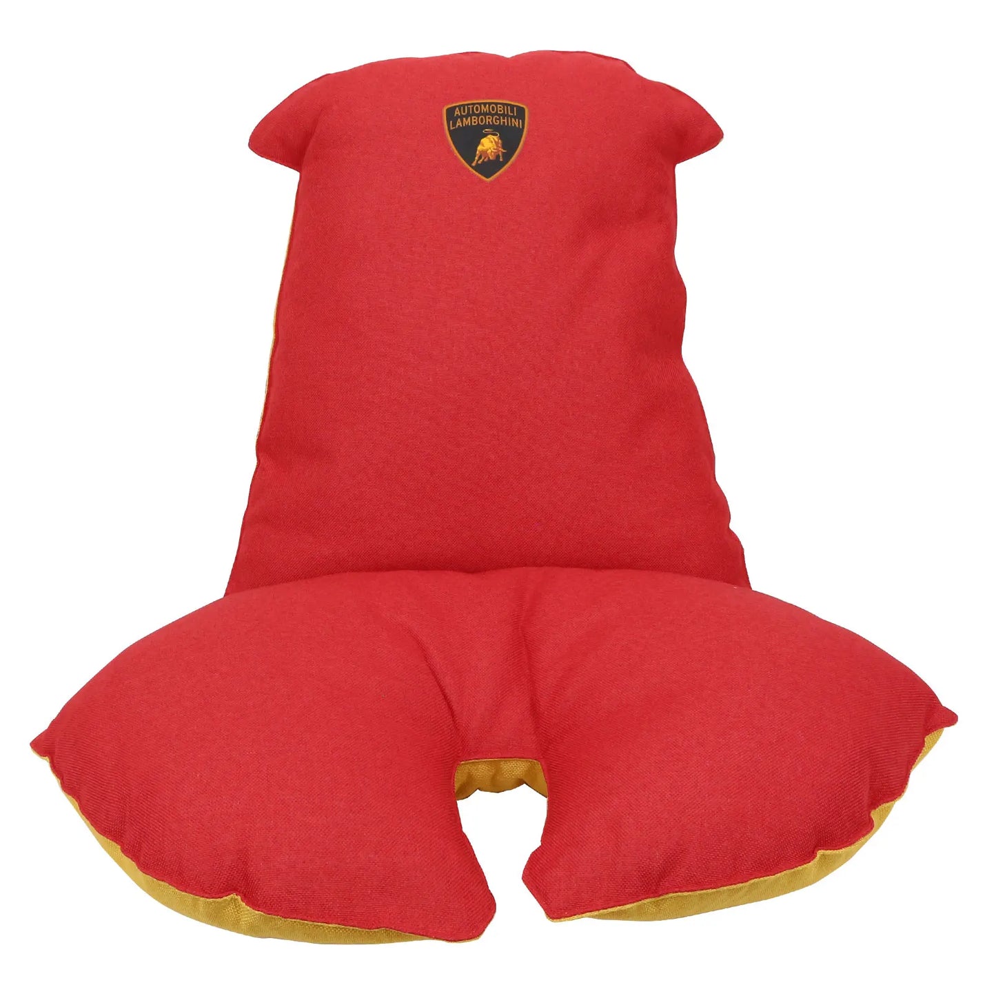 Cojín de asiento, forro de cintura, rojo y amarillo para Segway Ninebot Gokart Lamborghini 