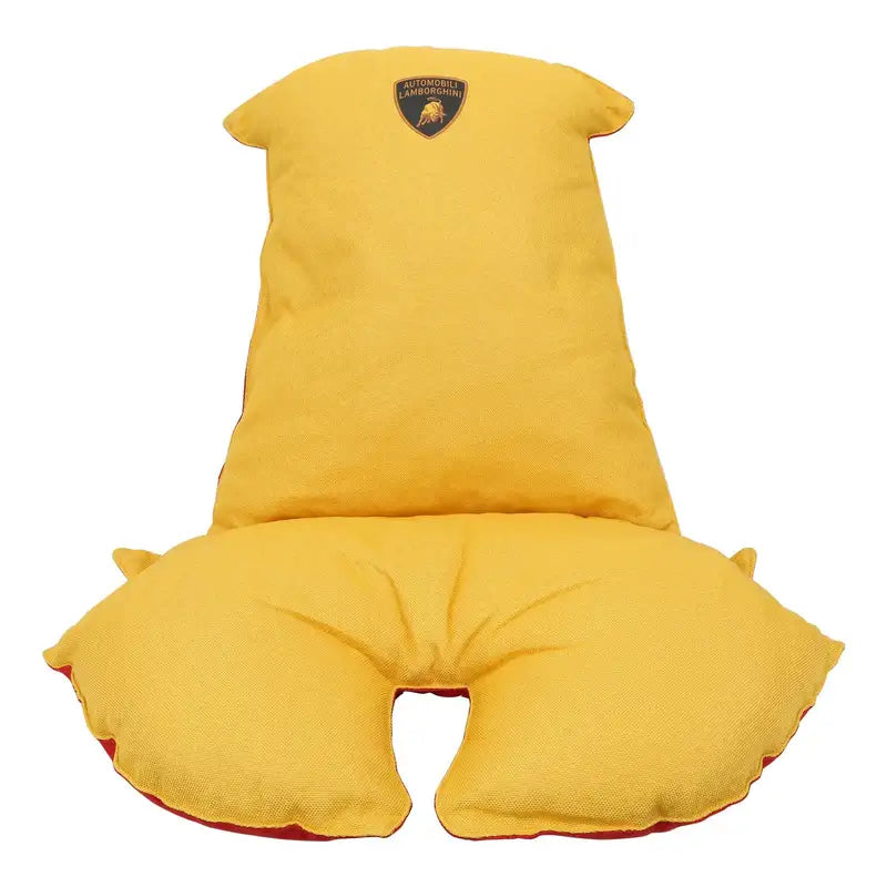 Cojín de asiento, forro de cintura, rojo y amarillo para Segway Ninebot Gokart Lamborghini 