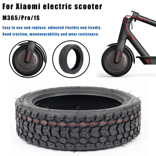 Upgraded 8.5" Tubeless Off-Road Tires for Xiaomi M365, Pro, 1S Scooters