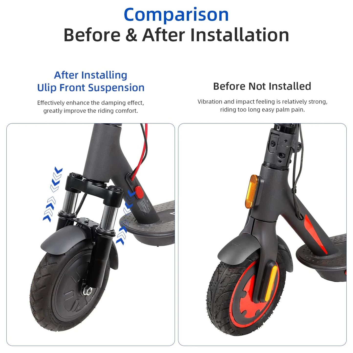 Upgraded Front Fork Shock Absorber Suspension For Xiaomi M365 Electric Scooter