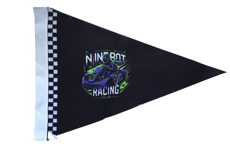 Premium Black Safety Flag for Segway Ninebot Go Kart