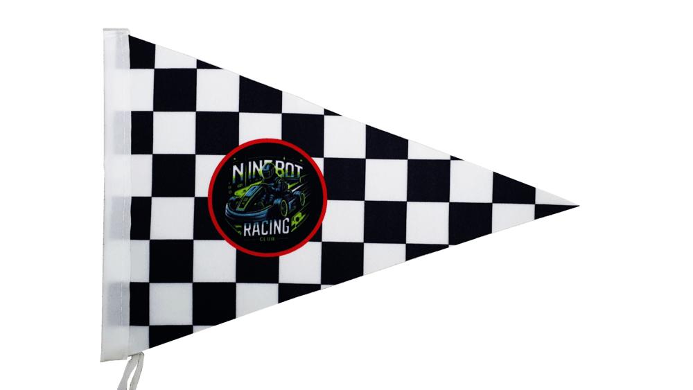 Premium Checkered Safety Flag for Ninebot Go Kart – Max Visibility & Enhanced Safety