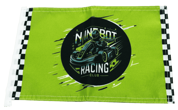green safety flag for  ninebot go kart