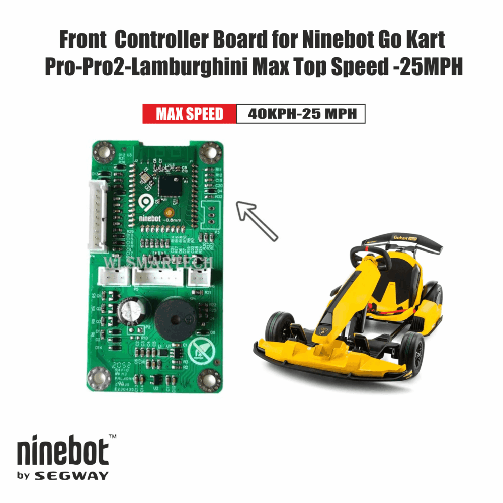 Upgraded Controller  Board  for Ninebot Go Kart Pro-Pro2-Lamburghini- Top Speed 25-27MPH