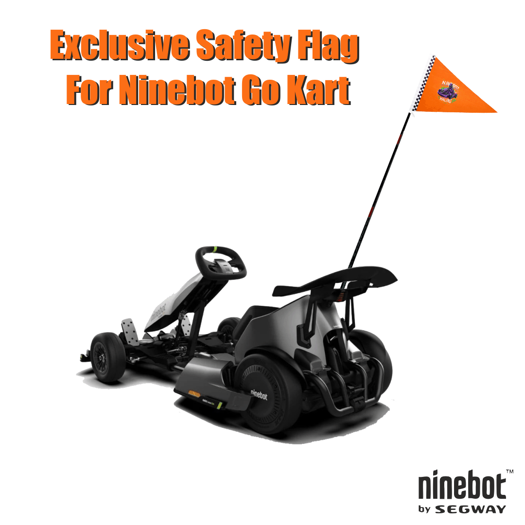 Premium Orange Safety Flag for Ninebot Go Kart – Max Visibility & Boosted Safety