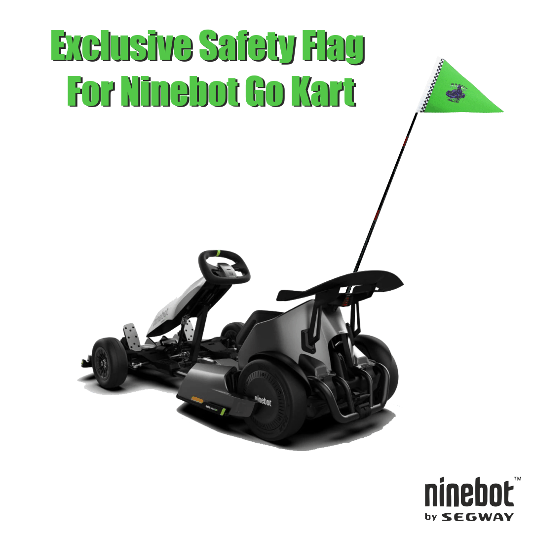 Premium Green Safety Flag for Ninebot Go Kart – Max Visibility & Boosted Safety