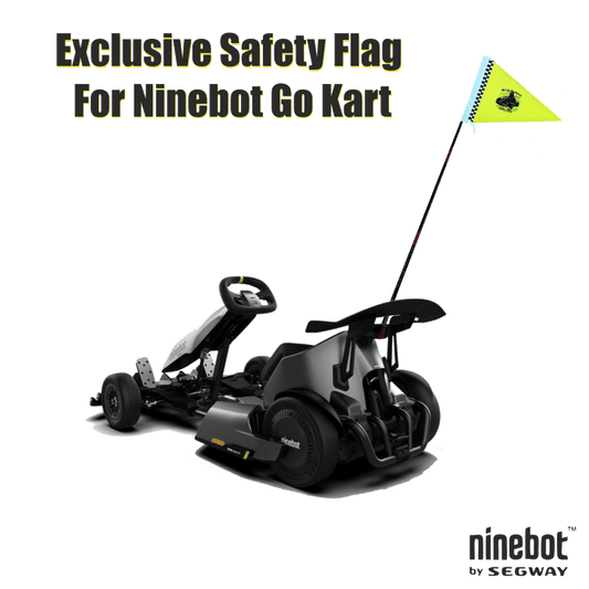 Premium Yellow Safety Flag for Segway Ninebot Go Kart