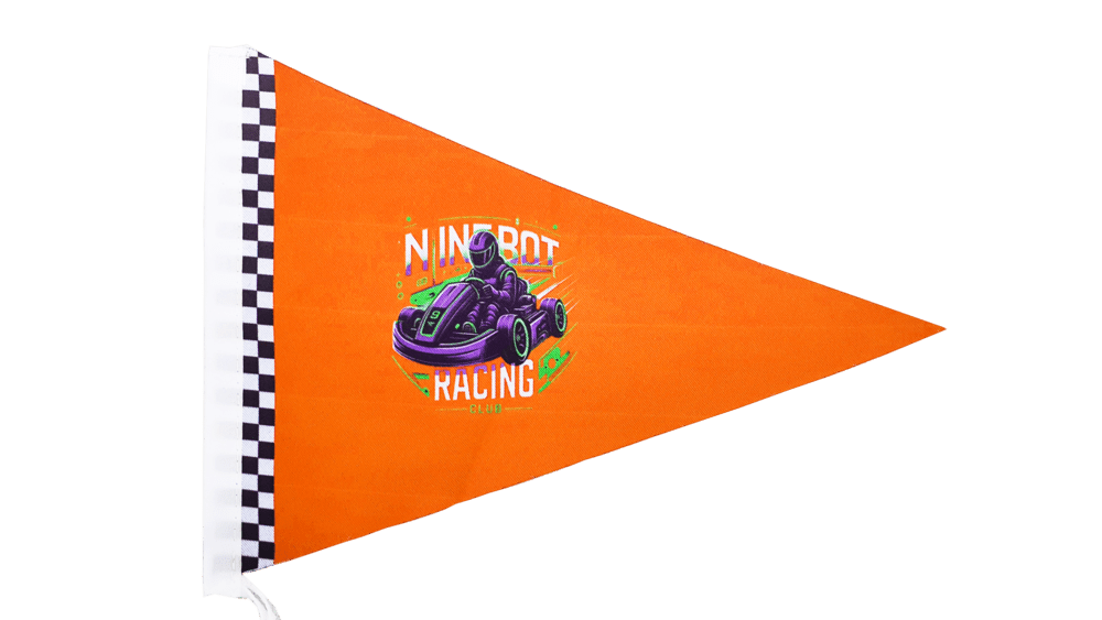 Premium Orange Safety Flag for Ninebot Go Kart – Max Visibility & Boosted Safety