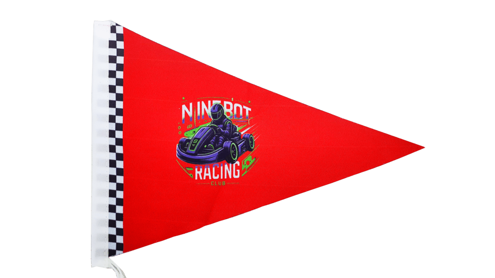 Premium Red Safety Flag for Ninebot Go Kart – Max Visibility & Enhanced Safety