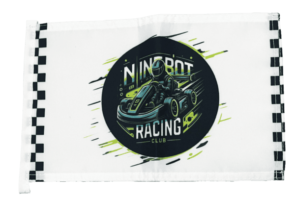 Safety Flag for Ninebot Go Kart Pro – High Visibility in White