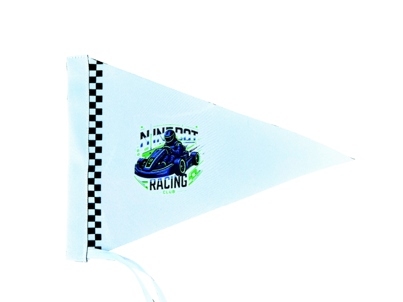 Premium White Safety Flag for Segway Ninebot Go Kart