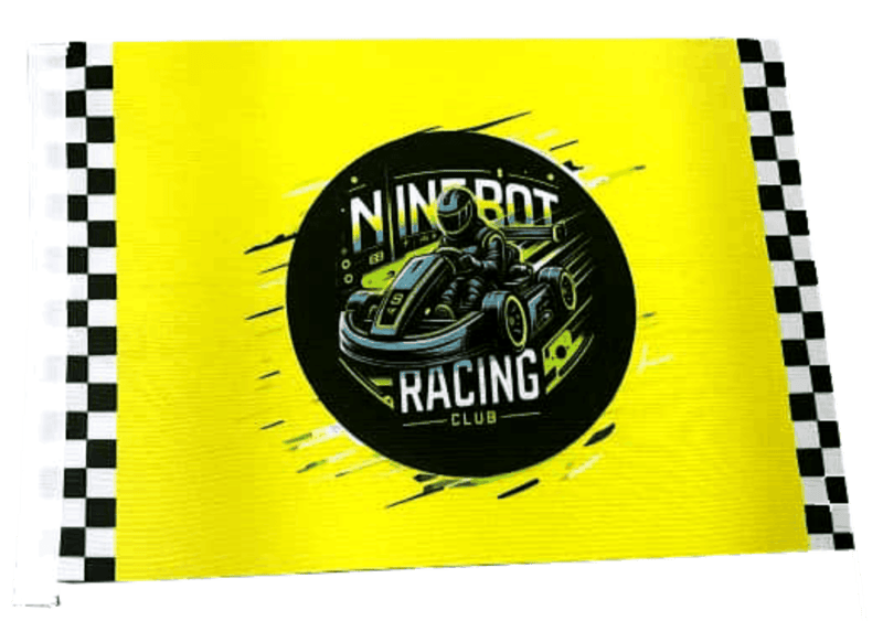 Safety Flag for Ninebot Go Kart Lamborghini – High Elevated Visibility in Yellow